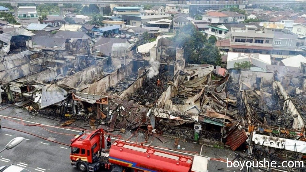 沙登大街发生有史以来最严重火灾，15间店面被毁于一旦！