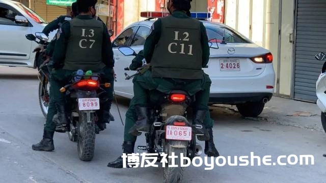 柬埔寨疫情“红区”现大批警察，用鞭子驱赶外出者